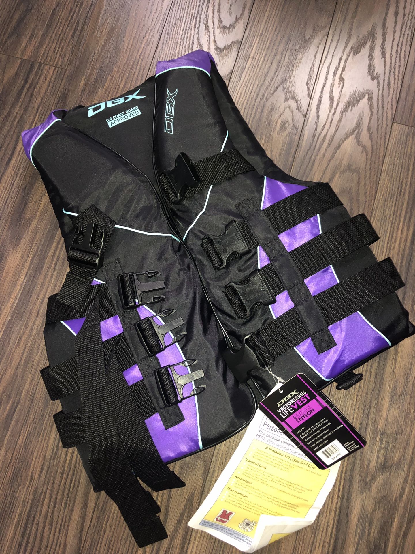 NWT DBX Vector Series Life Jacket X-Small