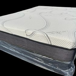 12” Cal King Cooling Gel Hybrid Memory Foam Mattress!