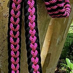 Customized Hand Braided Dog Collar And Leash