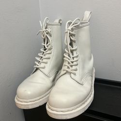 White doc martins