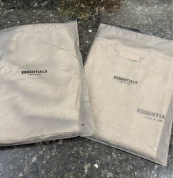 Fear of God Essentials Dark Oatmeal Set - T-Shirt + Shorts - Size Small - New w/ Tags