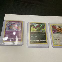 Pokémon Promo Catd Set Of 3 Holo