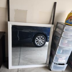 White Dresser Mirror