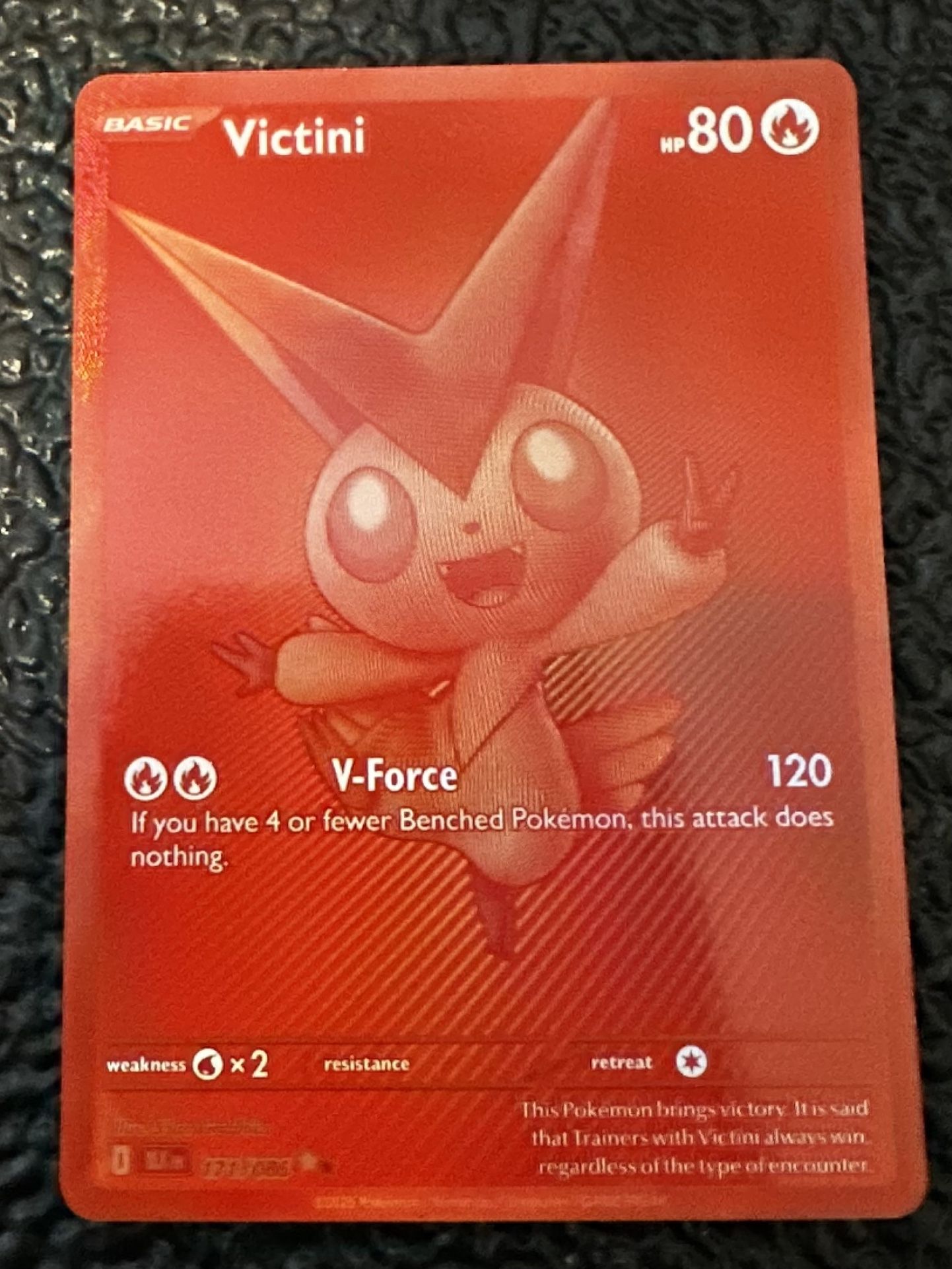 Pokemon Black Bolt Red Victini #171/086