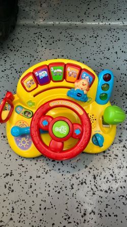 VTech Turn & Learn Driver – Toddler Interactive Toy 🎶
