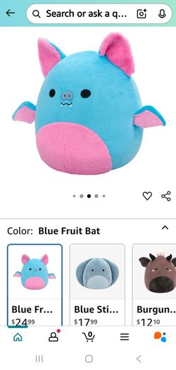 Squishmallows *16* inch Boyle Blue Fruit Bat