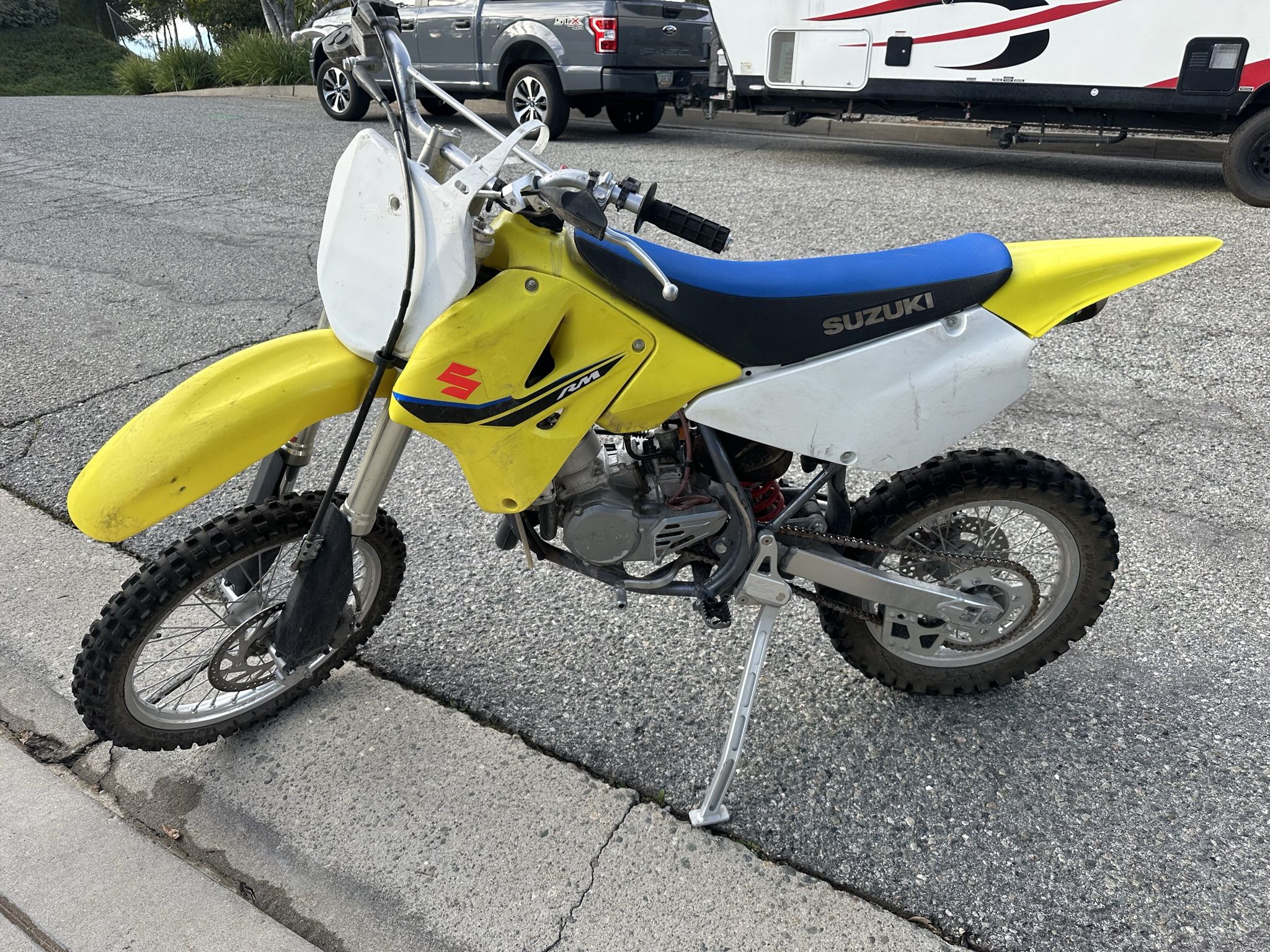 2020 Suzuki Rm85 Dirt Bike Very Low Hours, Clean, Like New Motorcycle Two 2 Stroke