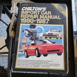 Chilton's Collectors Edition Import Car Repair Manual 