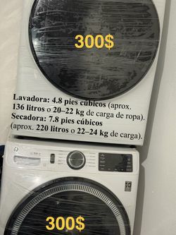 GE Washer & Dryer Set – Excellent Condition