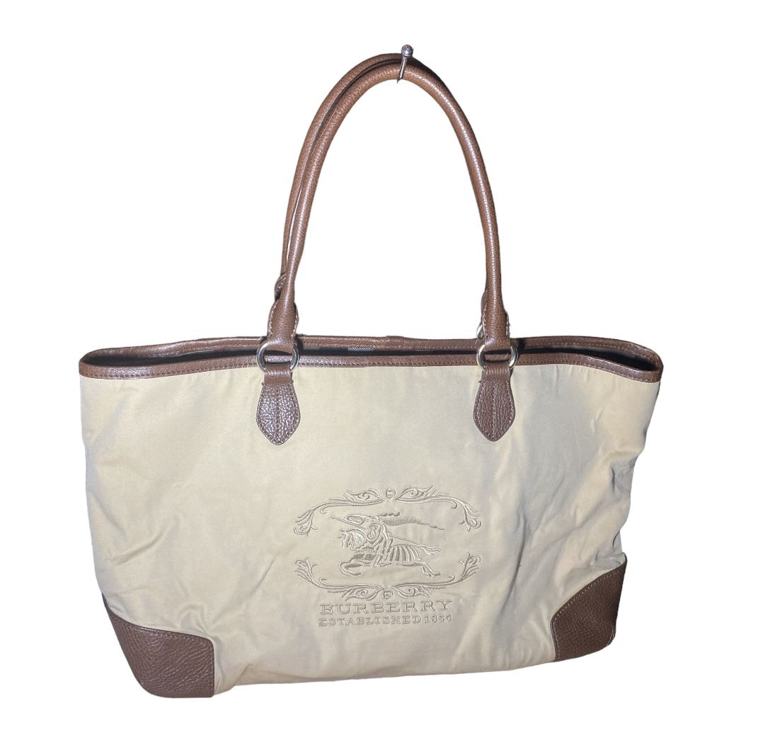 Burberry Logo Tote Bag