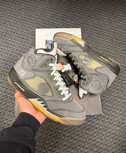 Jordan 5 Off White Muslin Size 12