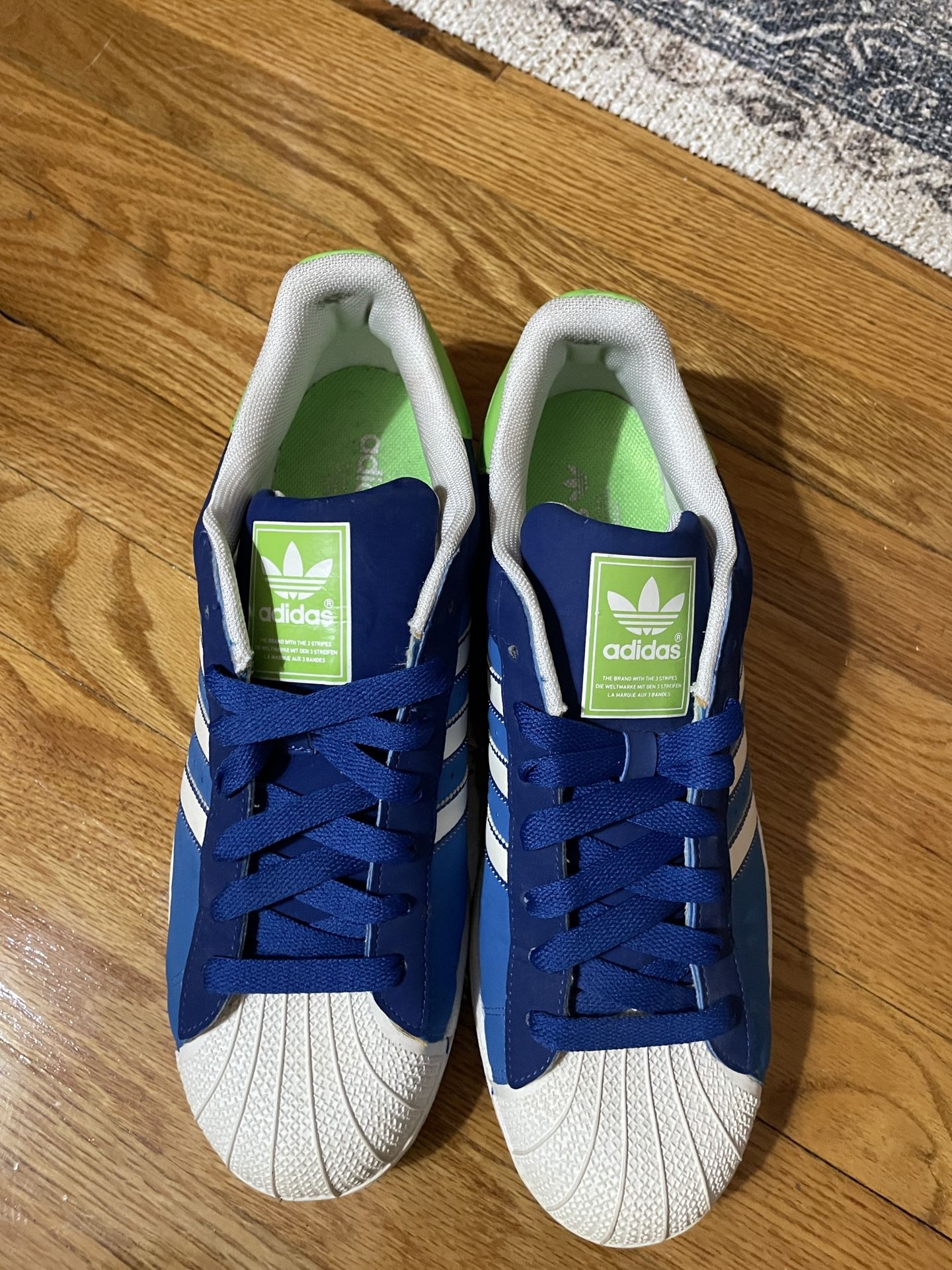 Blue And Grey Adidas