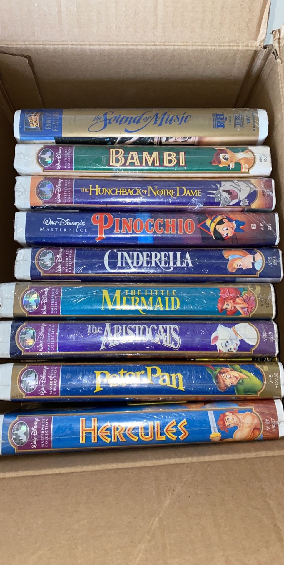Vintage 90s Disney VHS movies videos