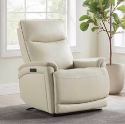 Brand New Costco Sanders Leather Power Recliner with Power Headrest
