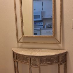 Mirror And Table Set