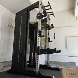 🔥NEW Vesta Pioneer 2in1 / Functional trainer / Squat Rack / 200lbs weight stack / Cable Machine / Gym Equipment / Commercial Grade/ FREE DELIVERY 🚛