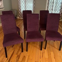 Plum dinning chairs pending pickup