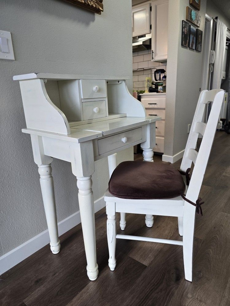 White Writing Desk 
