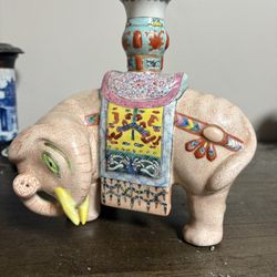 Chinese old porcelain candlestick