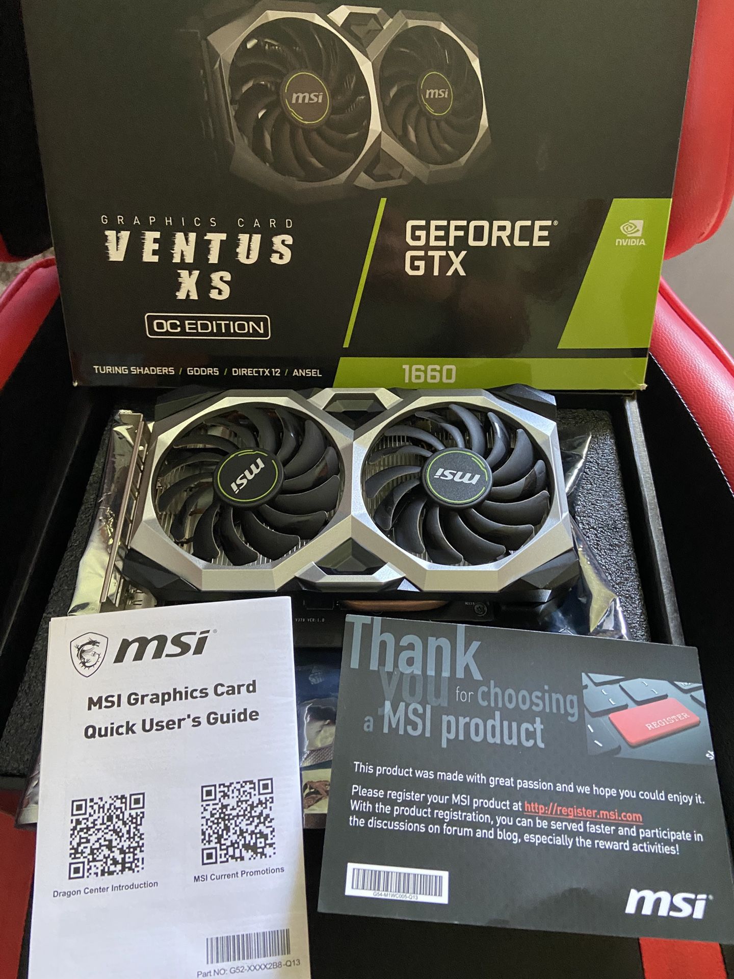 Gtx 1660 Ventus xs OC Edition