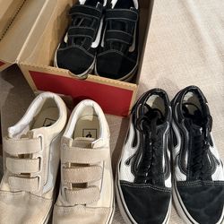 Vans shoes kids all for $45
