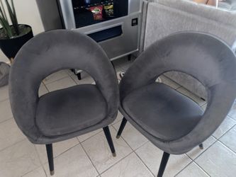 Grey Chairs Set Of 2