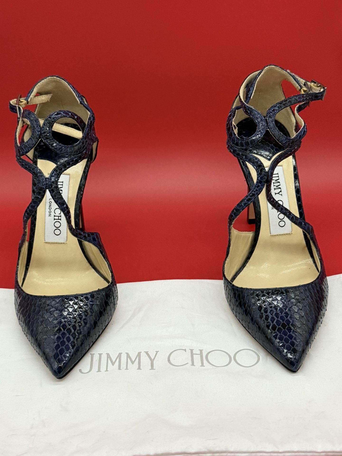 Jimmy Choo Snake Skin Heels (35)