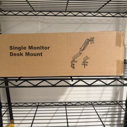 Single Monitor Desk Mount 