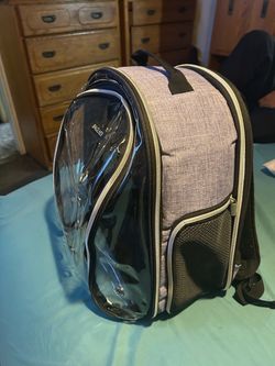 Baglher pet backpack purple