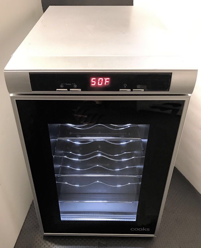 COOKS 6 Bottle Wine Cooler / Refrigerator 40-70 Degrees