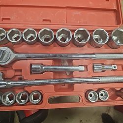 21 Piece Socket Wrench 3/4 Drive 7/8-2"