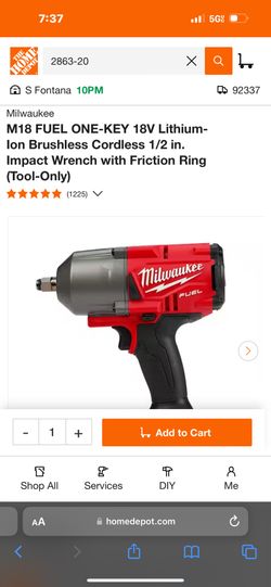 Cordless Impact Wrench With Friction Ring 
