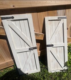 Wooden farmhouse Shutters