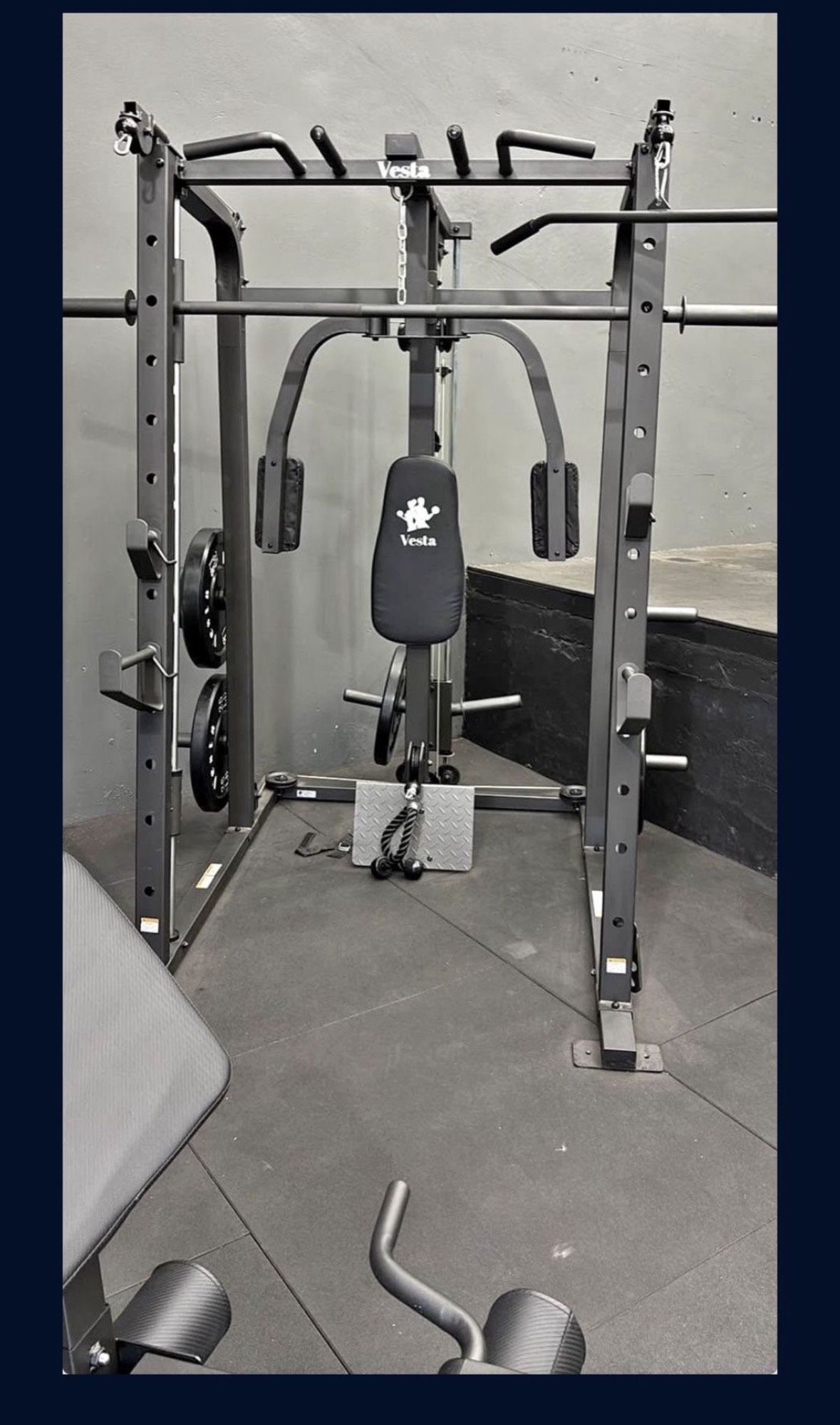 SM-1001 Multifunctional Smith Machine w FID Bench | Can add-on plates for a full bundle!