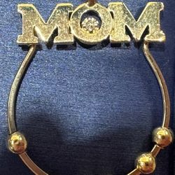 Gold Mom Pendant