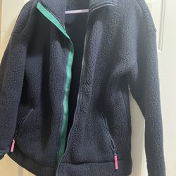 Navy Blue Fleece Jacket