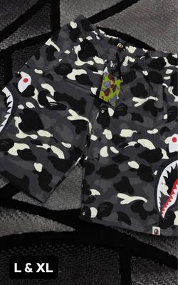 BAPE Shark Camo Shorts L & XL