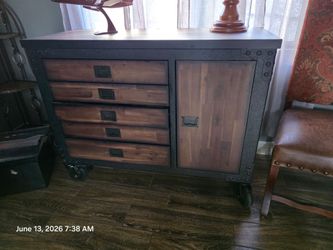 Industrial loft tables accent table buffet table