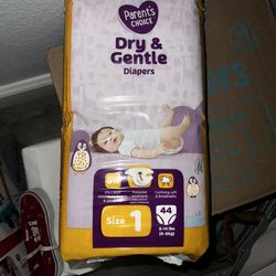Parents Choice, Diapers, Size 1 (44 Count) 