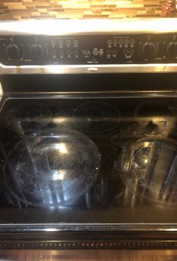 Whirlpool glass top oven