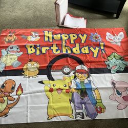Pokémon Birthday Banner