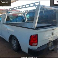 Aluminum lightweight rack for pickup trucks