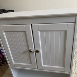 Brand New Small Bathroom Cabinet Reg $99 It Bought Extra We Don’t Need It We Throw  Away The Box We Coudent Return It 