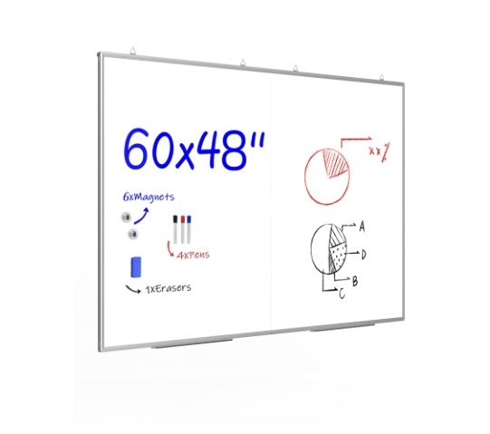 Large Dry Erase White Board 60”x48”
