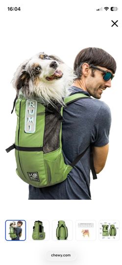 K9 Sport Sack Trainer Forward Facing Dog Carrier Backpack, Green