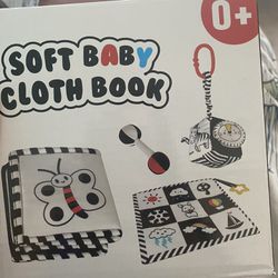Soft Toy Black And White Baby Book New In 📦 