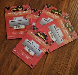 Bulk Wholesale 3M Scotch Thermal Laminating Pouches 5mm 25count Overstock Sale