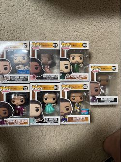 Hamilton Funko Pop collection (7 pops)