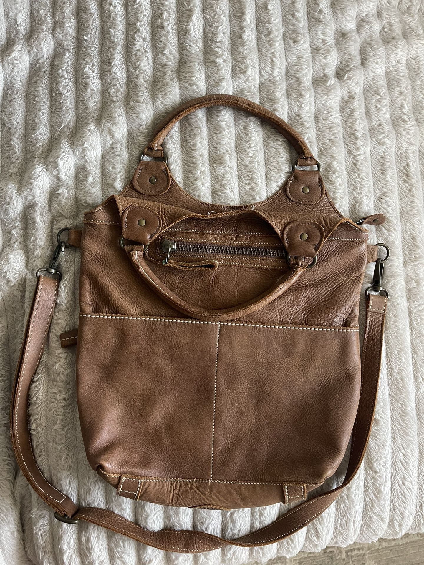 Leather Messenger Bag