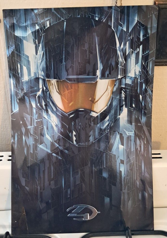 Halo 4 Lithograph Framed 11x17